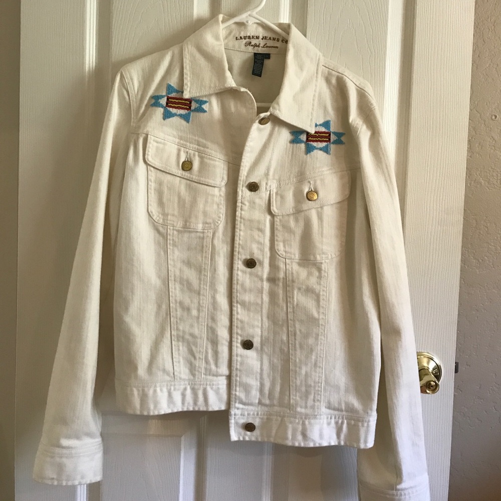 Southwestern Ralph Lauren Jean Jacket